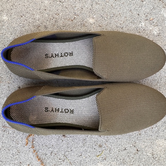 Rothy’s The Loafer, olive green, 8.5 - Picture 6 of 6